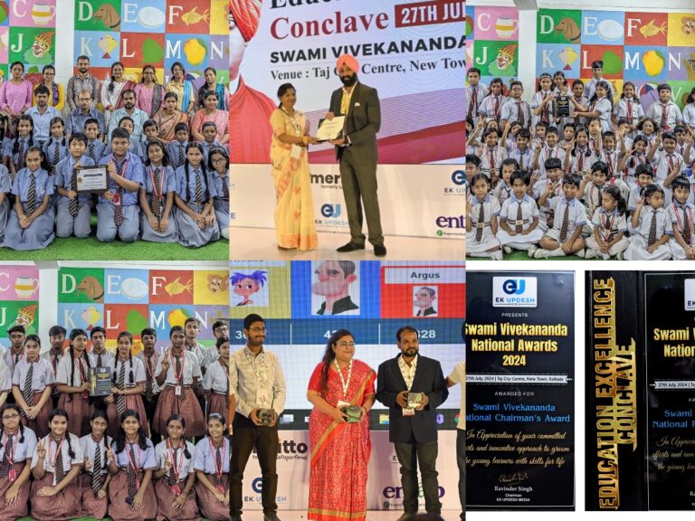 Read more about the article Educare Receives Prestigious Swami Vivekananda National Awards 2024 at Education Excellence Conclave, Taj City Centre, Kolkata