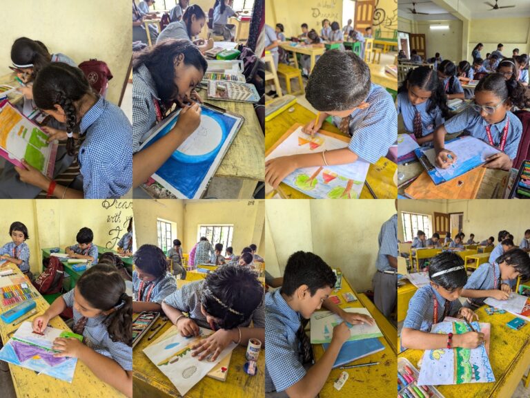 Intra-class & Inter-club Drawing Competition 2024 at Educare International School