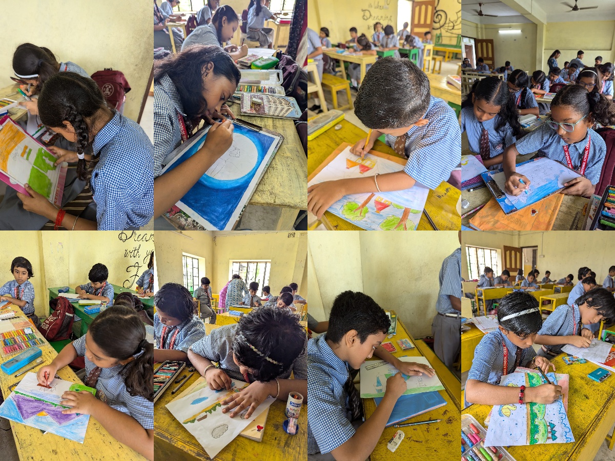 Read more about the article Intra-class & Inter-club Drawing Competition at Educare International School