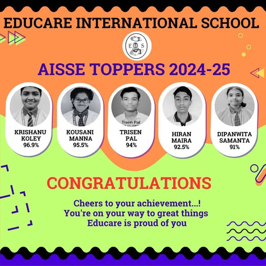 AISSE Toppers List 2024-25 Educare International School